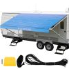 VEVOR RV Awning 18' Camper Awning Fabric, Trailer Awning Canopy Patio Camping Car Awning, Durable 15oz Vinyl Roller Tube for RV, Van, SUV, Patio Awnin