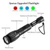 Portable Mini Flashlight LED ZOOM Torch Hunting Zoomable Flashlight Torch Light