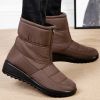 Women Boots Waterproof Snow Boots For Winter Shoes Women Low Heels Ankle Botas Mujer Keep Warm Short Fur Luxury Boots Female