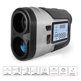 Golf Rangefinder 650m 1000m Hunting Telescope Golf Slope Adjusted Mode Flag-Lock Sport Laser Distance Meter (Color: Rechargeable 1200m, Ships From: China)