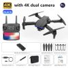 new K3 drone 4K HD dual camera foldable height keeps drone WiFi FPV 1080p real-time transmission RC Quadcopter toy PK sg906 pro