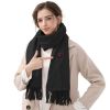 Electric Heated Winter Scarf USB Heating Neck Wrap Unisex Heated Neck Shawl Soft Warm Scarves 3 Heating Modes for Outdoor Cycling Skiing Skating