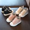 Spring Autumn new kids shoes school perfect Rivet pearl design girls princess boots Super soft and comfortab 1-6 years old