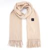 Electric Heated Winter Scarf USB Heating Neck Wrap Unisex Heated Neck Shawl Soft Warm Scarves 3 Heating Modes for Outdoor Cycling Skiing Skating