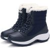 Women Boots White Winter Shoes For Women Ankle Boots Super Warm Snow Botas De Mujer Black Platform Shoes With Heels Boots Female