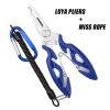 Multifunction Fishing Pliers Hook Picker Lost Rope Hanging Buckle Fishing Scissors Small Lure Fishing Supplies Tool Accessories