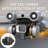 Dual Camera Drone; 3 Sides Obstacle Avoidance; Optical Flow Positioning; Automatic Shot Detection; Real-time Transmission; One Key Return; Folding Bod